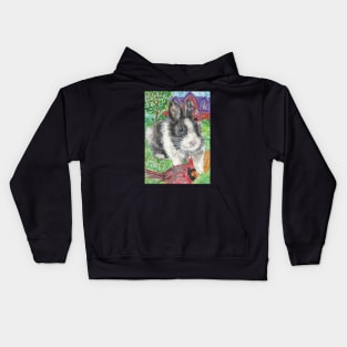 Bunny rabbit Kids Hoodie